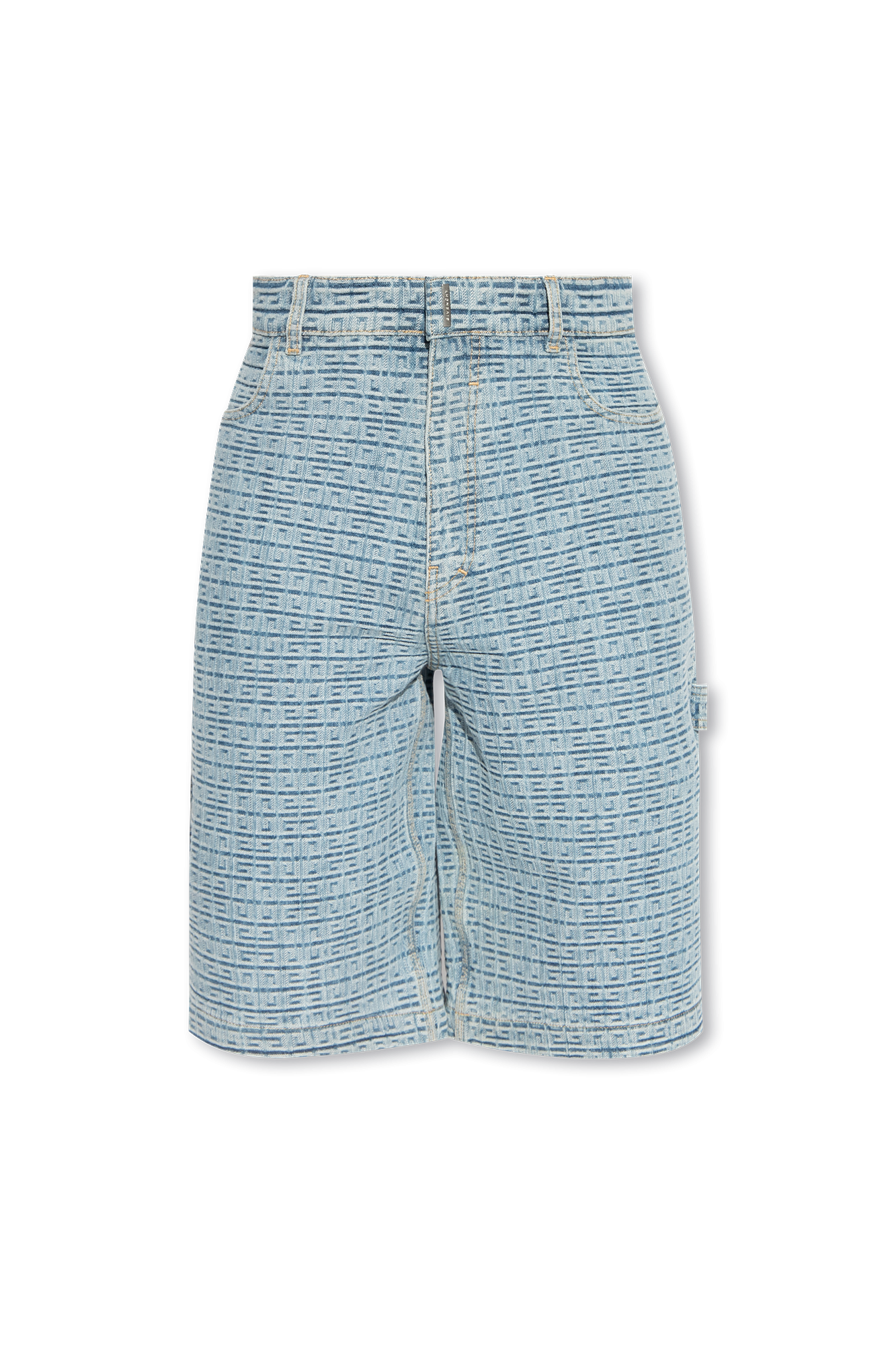 ショートパンツ GIVENCHY SS25 Powder blue cotton shorts (BW515GG1ZE 453) High_Resolution_JPG-